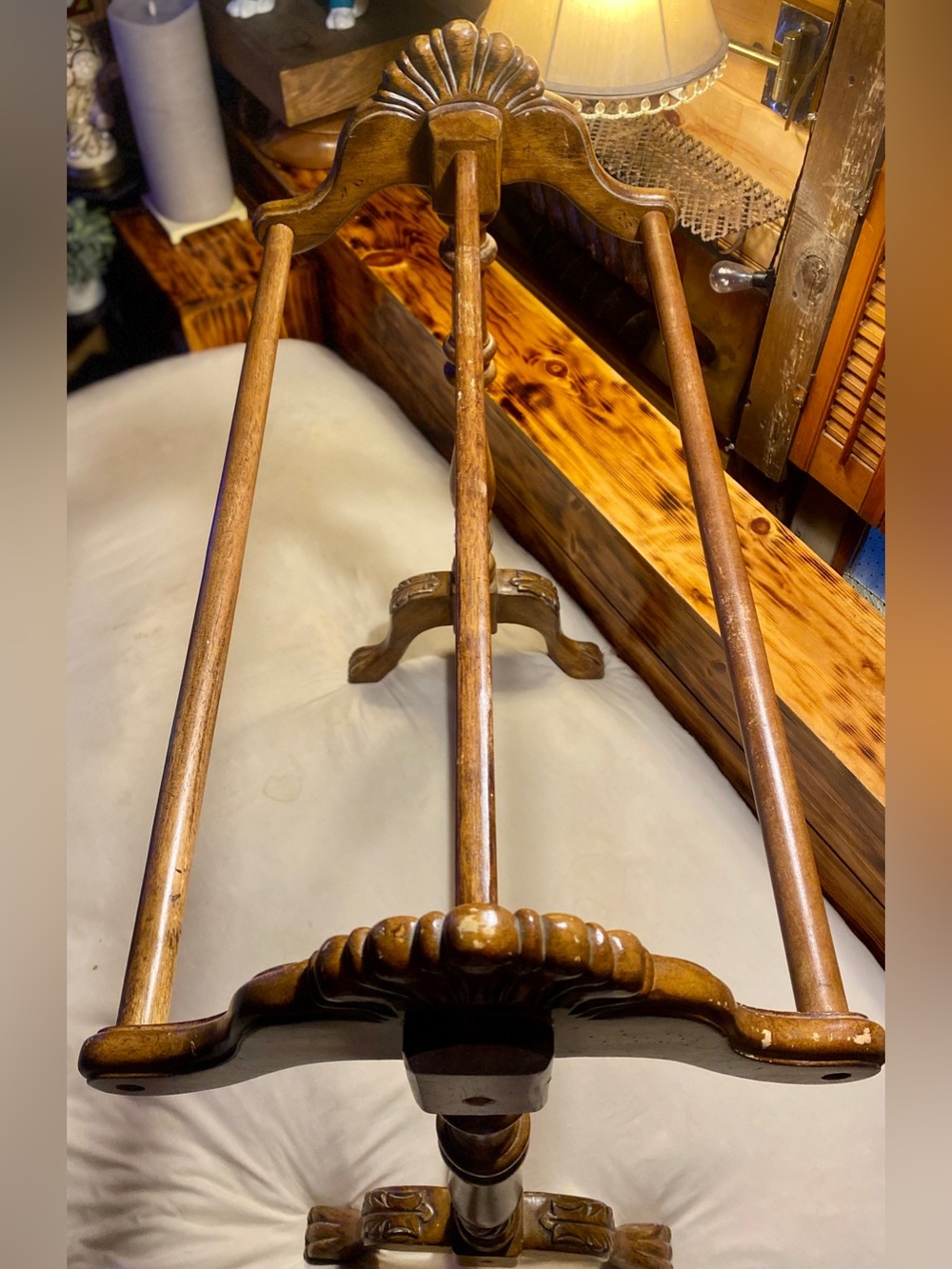 VINTAGE WOODEN QUILT RACK - Picture 10 of 10